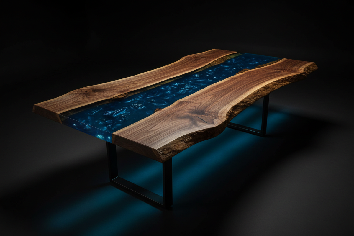 What Is an Epoxy River Table? Design, Construction, and Pros & Cons