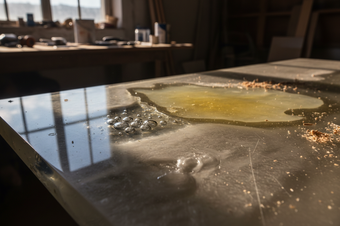 Avoiding Common Epoxy Table Mistakes: Bubbles, Leaks, Yellowing, and Soft Cures