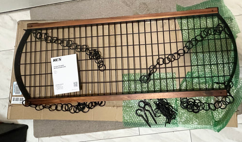 4ft Wall-Mount Pot Rack
