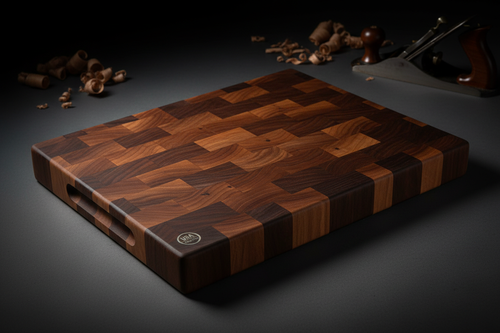 Handmade walnut cutting board